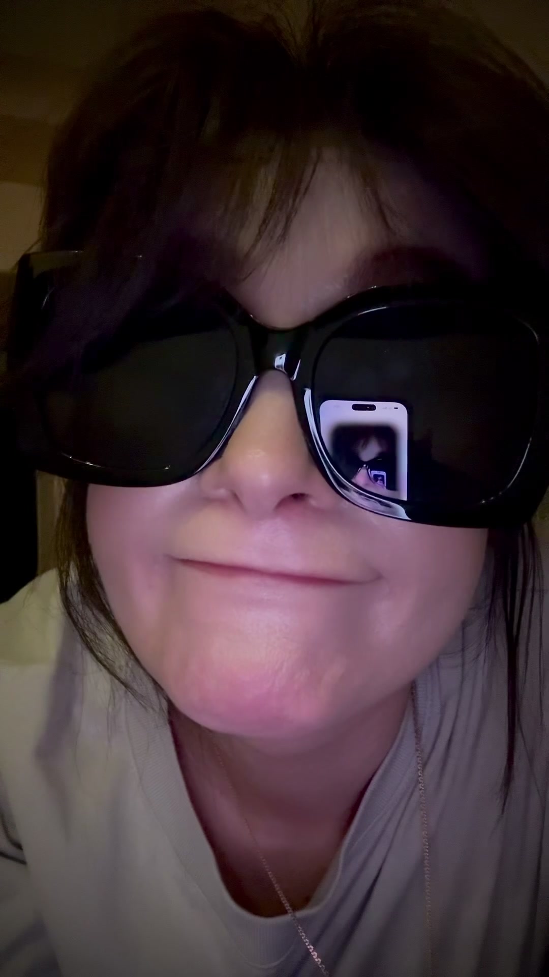 Woman Posing with Cool Sunglasses