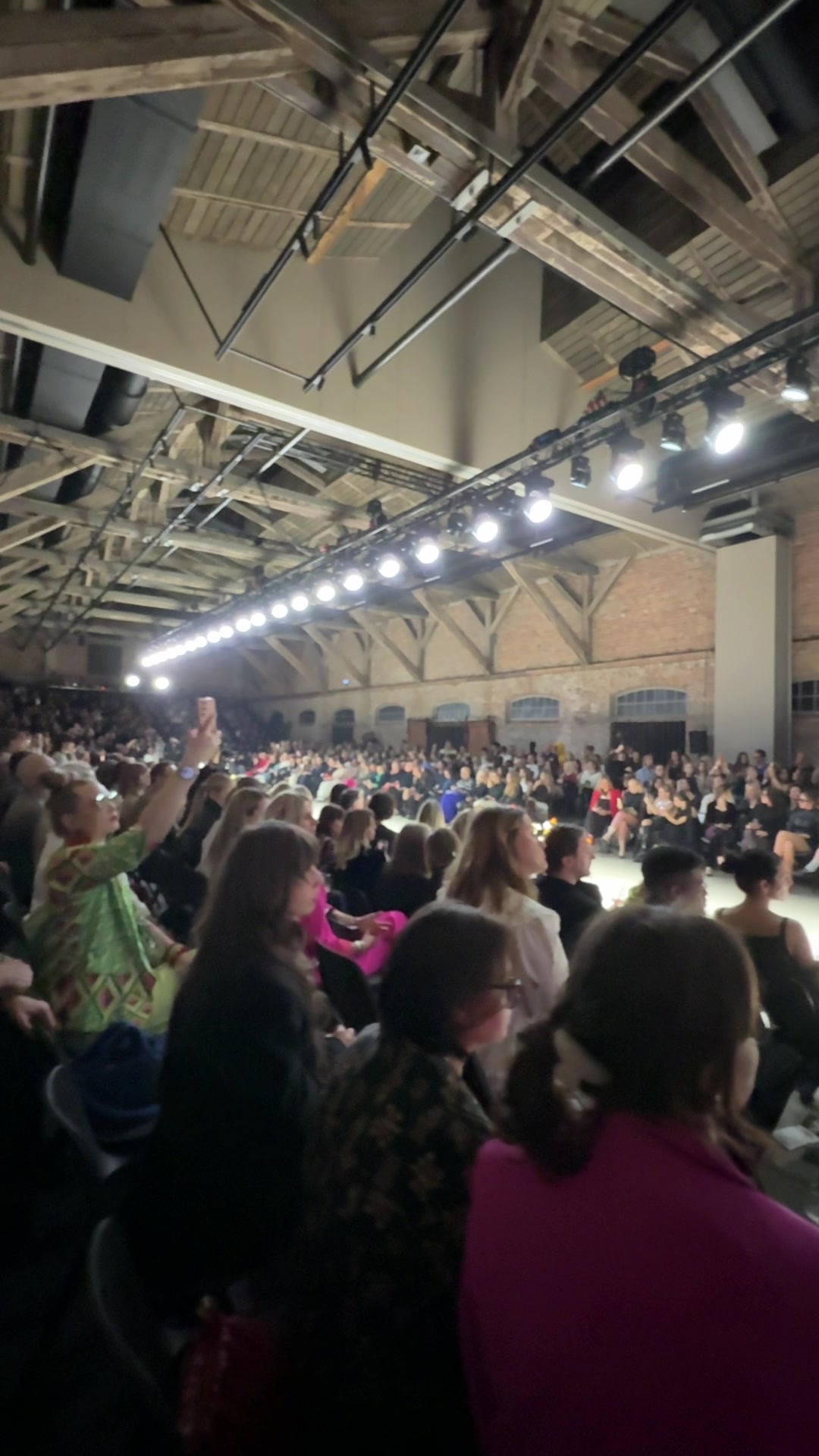 Attendees at Fashion Show Event