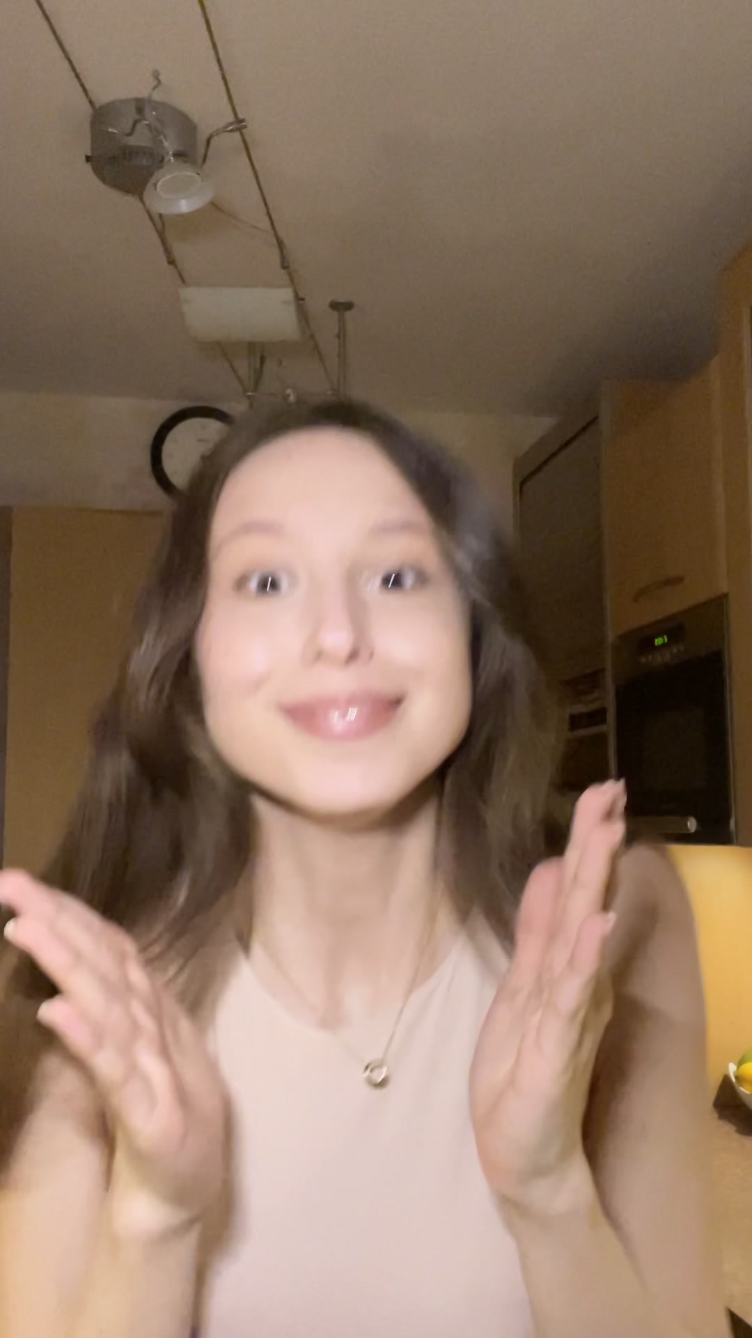 Ana's Playful and Happy Reveal