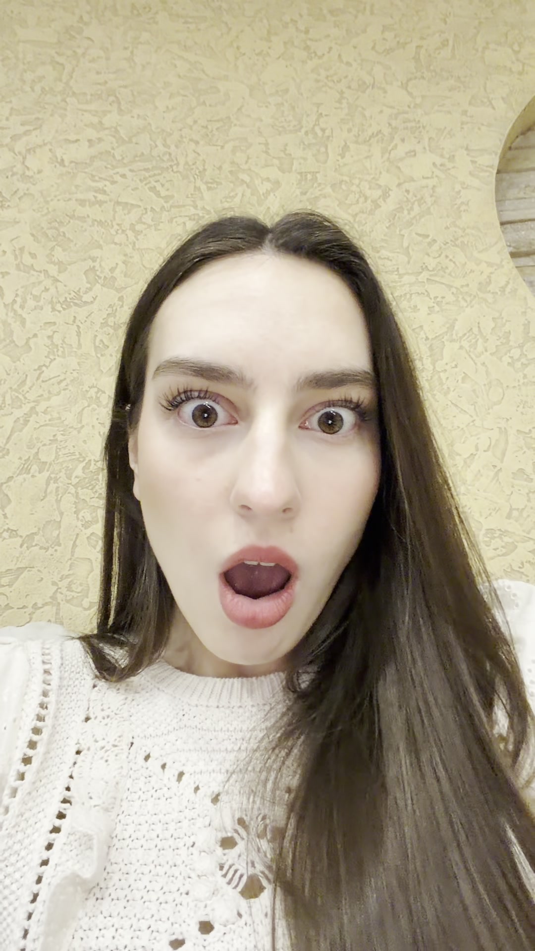 Woman's Shocked Reaction to Surprise